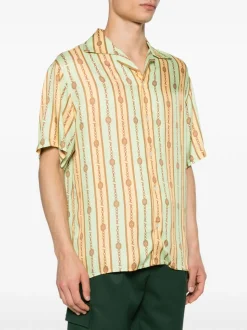 Drole De Monsieur Camicia Verde Uomo