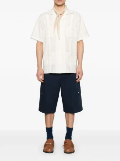 Drole De Monsieur Camicia Beige Uomo