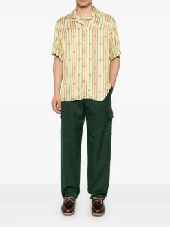 Drole De Monsieur Camicia Verde Uomo