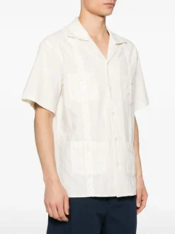 Drole De Monsieur Camicia Beige Uomo