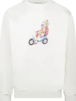 Drole De Monsieur Felpa Bianco Uomo