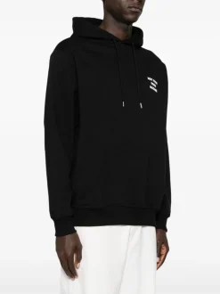 Drole De Monsieur Felpa Nero Uomo Cappuccio Not From Paris Madame