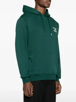 Drole De Monsieur Felpa Verde Uomo Cappuccio Not From Paris Madame