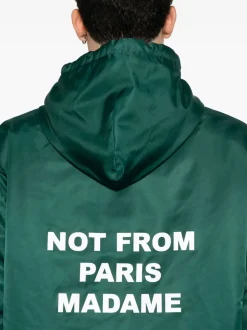 Drole De Monsieur Giubbotto Verde Uomo