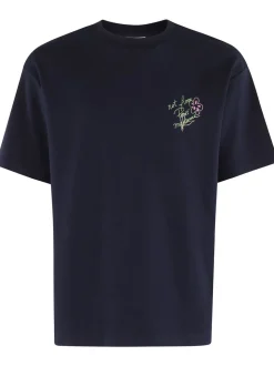 Drole De Monsieur T-shirt Blu Uomo