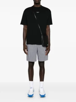 Drole De Monsieur T-shirt Nero Uomo Not From Paris Madame