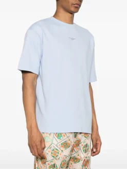 Drole De Monsieur T-shirt Blu Uomo con stampa