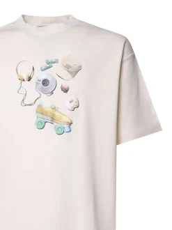 Drole De Monsieur T-shirt Giallo Uomo