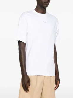 Drole De Monsieur T-shirt Bianco Uomo Not From Paris Madame