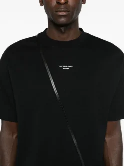 Drole De Monsieur T-shirt Nero Uomo Not From Paris Madame
