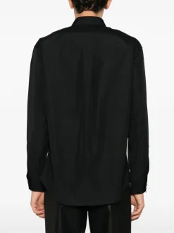 Dsquared2 Camicia Nero Uomo Logo Coordinate