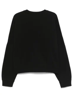 Dsquared2 Donna Felpa Nero Dettaglio Cerniera