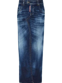 Dsquared2 Jeans Blu Donna Front Split
