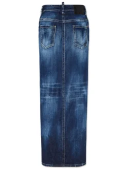 Dsquared2 Jeans Blu Donna Front Split