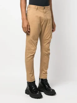 Dsquared2 Pantalone Beige Uomo Sexy Chino