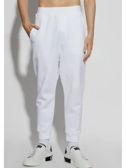 Dsquared2 Pantalone Bianco Uomo Relax Dean Fit