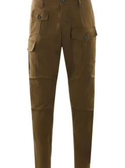 Dsquared2 Pantalone Marrone Uomo Sexy Cargo