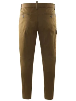 Dsquared2 Pantalone Marrone Uomo Sexy Cargo