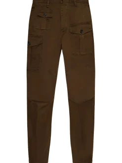 Dsquared2 Pantalone Marrone Uomo Sexy Cargo