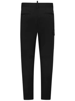 Dsquared2 Pantalone Nero Uomo Sexy Cargo