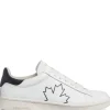 Dsquared2 Scarpa Bianco Uomo Motivo Foglia