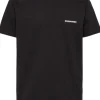 Dsquared2 T-shirt Nero Uomo Grafica Posteriore