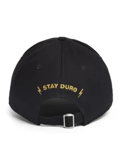 Dsquared2 Uomo Cappellino Nero Ricamo Macho