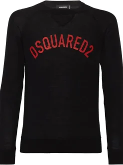 Dsquared2 Uomo Maglia Nero