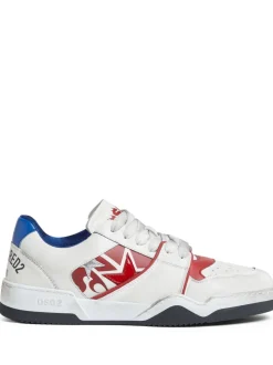 Dsquared2 Uomo Scarpa Bianco Spiker