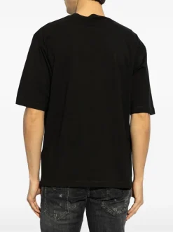 Dsquared2 Uomo T-shirt Nero Wrestling