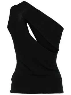 Federica Tosi Top Nero Donna