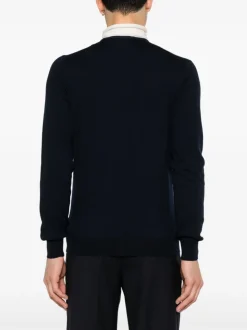 Fileria Cardigan Blu Uomo con Bottoni