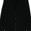 Fileria Cardigan Nero Uomo Maniche Lunghe