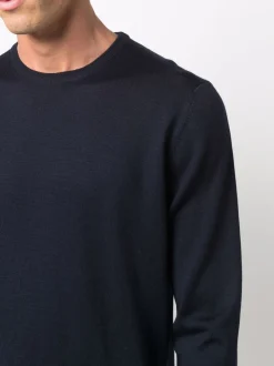 Fileria Maglia Blu Uomo Scollo Tondo