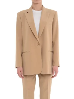 F.it Giacca Beige Donna