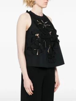 Forte Forte Top Nero Donna