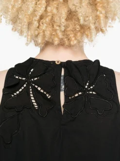 Forte Forte Top Nero Donna