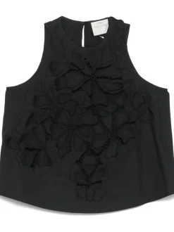 Forte Forte Top Nero Donna