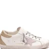 Golden Goose Donna Scarpe Bianco-Platino Super-Star
