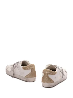 Golden Goose Donna Scarpe Bianco-Platino Super-Star