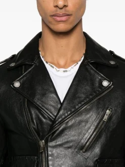 Golden Goose Giubbotto Nero Uomo