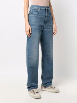 Golden Goose Jeans Blu Donna