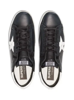 Golden Goose Scarpa Nero Uomo Super Star