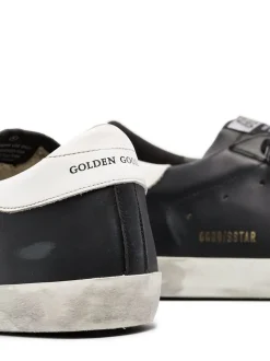 Golden Goose Scarpa Nero Uomo Super Star