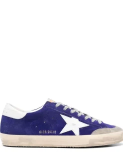 Golden Goose Scarpa Viola Uomo Super Star