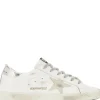 Golden Goose Super-Star Donna Scarpe Bianco-Argento
