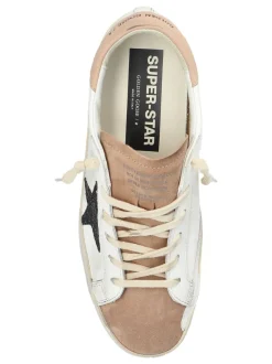 Golden Goose Super-Star Donna Scarpe Bianco-Rosa