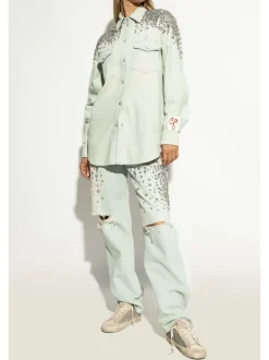 Golden Goose Super-Star Donna Scarpe Marrone