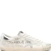 Golden Goose Super-Star Uomo Scarpa Bianco-Argento