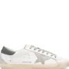 Golden Goose Super-Star Uomo Scarpa Bianco-Grigio